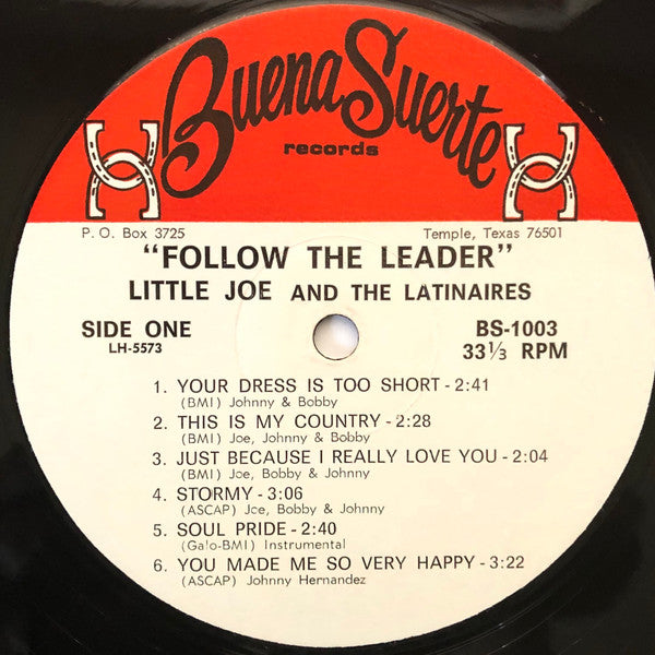 Little Joe And The Latinaires* : Follow The Leader (LP, Album)