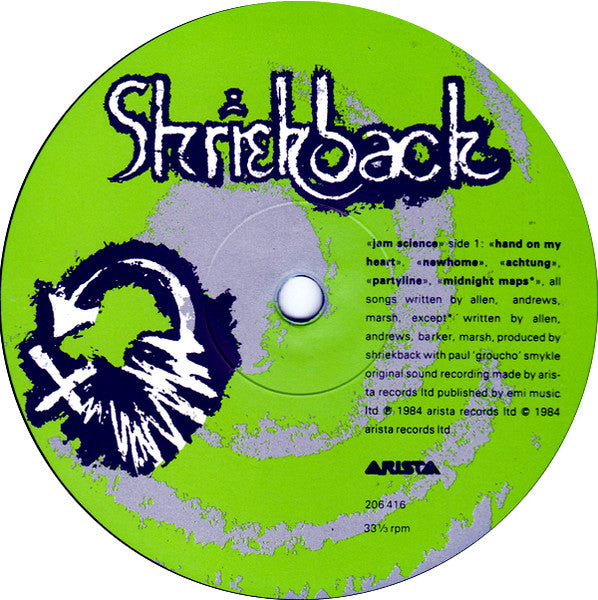 Shriekback : Jam Science (LP, Album)