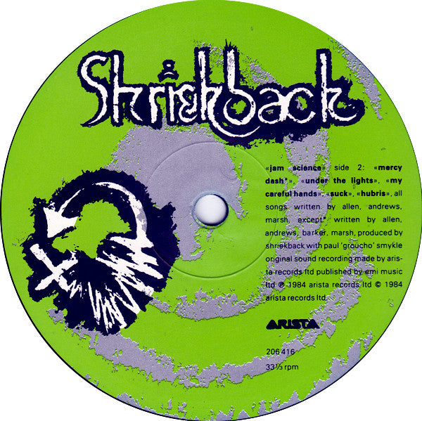 Shriekback : Jam Science (LP, Album)