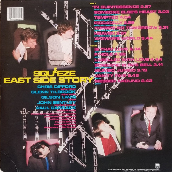 Squeeze (2) : East Side Story (LP, Album, X -)