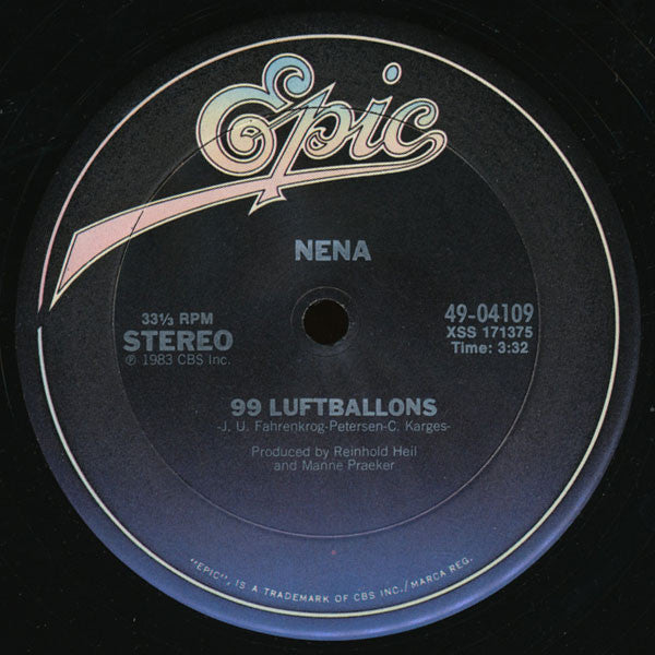 Nena : 99 Luftballons / Just A Dream (12", Single, Pit)