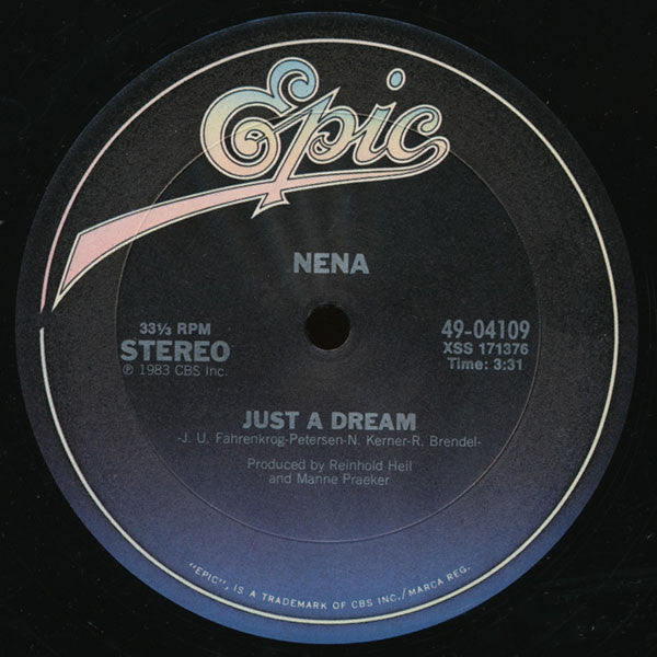 Nena : 99 Luftballons / Just A Dream (12", Single, Pit)