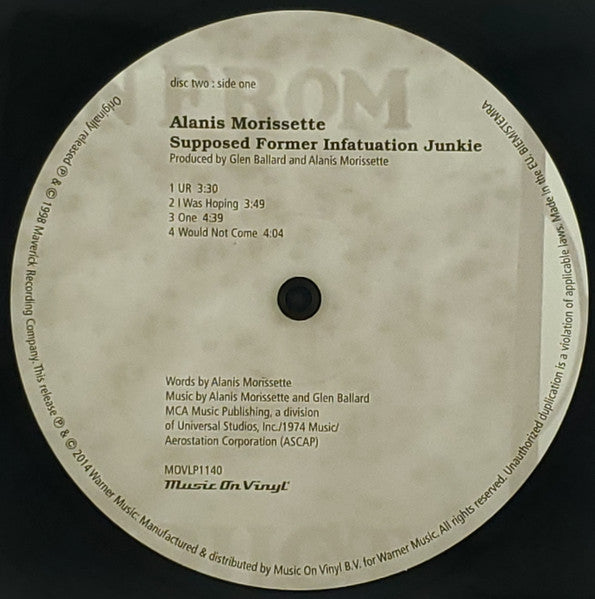 Alanis Morissette : Supposed Former Infatuation Junkie (2xLP, Album, RE, Gat)