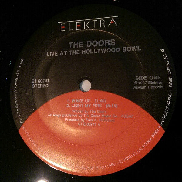 The Doors : Live At The Hollywood Bowl (LP, MiniAlbum, Club, Col)