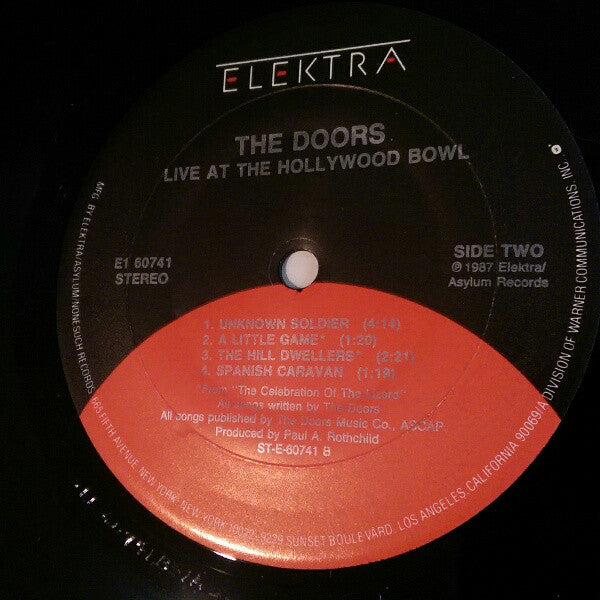 The Doors : Live At The Hollywood Bowl (LP, MiniAlbum, Club, Col)