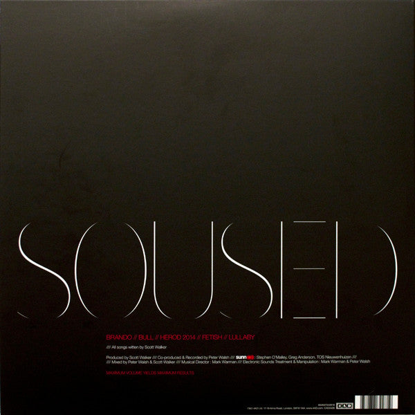 Scott Walker + Sunn O))) : Soused  (LP + LP, S/Sided + Album)