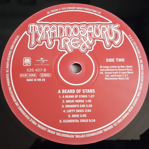 Tyrannosaurus Rex : A Beard Of Stars (LP, Album, RE, 180)