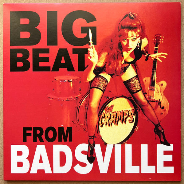 The Cramps : Big Beat From Badsville (LP, Album, RE, Whi)