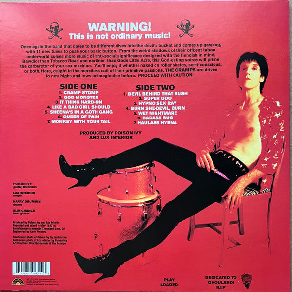 The Cramps : Big Beat From Badsville (LP, Album, RE, Whi)
