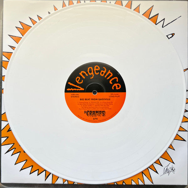 The Cramps : Big Beat From Badsville (LP, Album, RE, Whi)