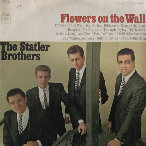 The Statler Brothers : Flowers On The Wall (LP, Album, RE, Ter)