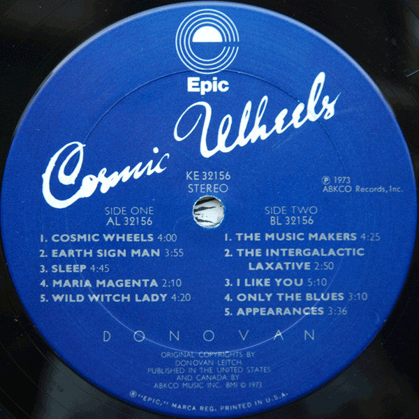 Donovan : Cosmic Wheels (LP, Album, San)