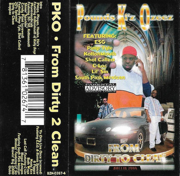 P.K.O. : From Dirty 2 Clean (Cass, Album)