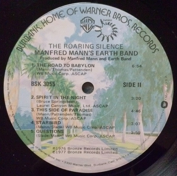 Manfred Mann's Earth Band : The Roaring Silence (LP, Album, RE, Jac)