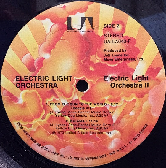 Electric Light Orchestra : Electric Light Orchestra II (LP, Album, RP, Gat)