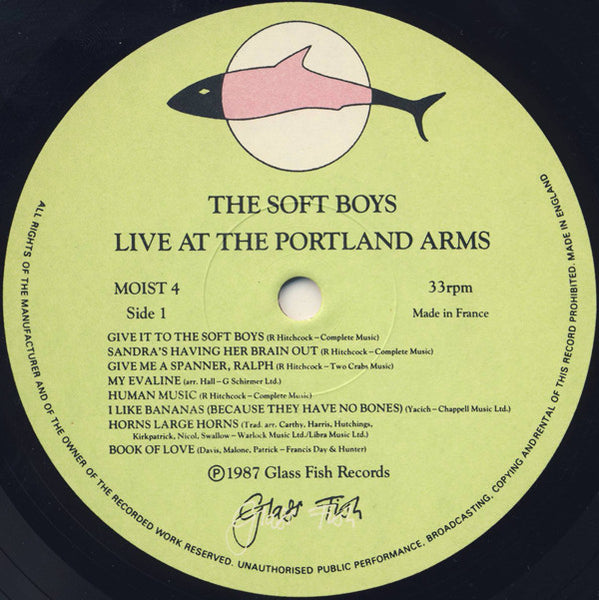 The Soft Boys : Live At The Portland Arms (LP, Album, RE)