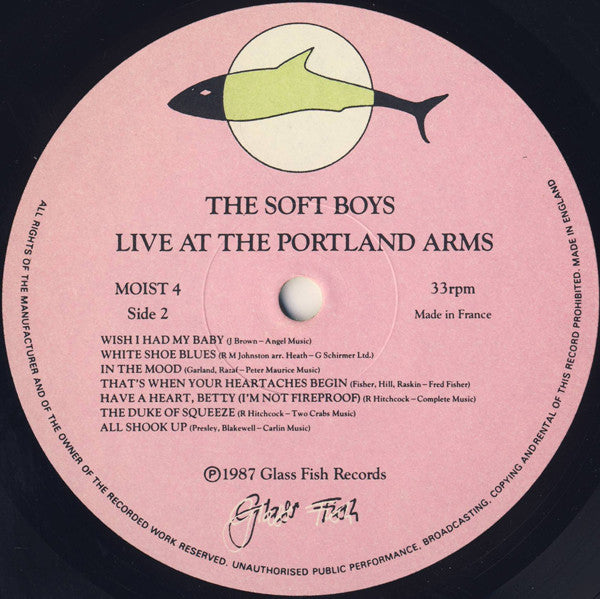 The Soft Boys : Live At The Portland Arms (LP, Album, RE)