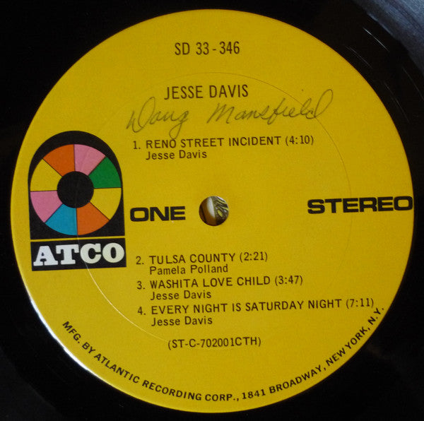 Jesse Davis* : ¡Jesse Davis! (LP, Album, Ter)