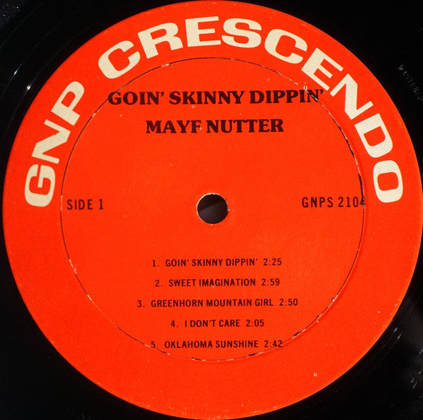 Mayf Nutter : Goin' Skinny Dippin' (LP, Album, Ora)