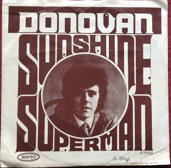 Donovan : Sunshine Superman (7", Single, Mono, Styrene, San)