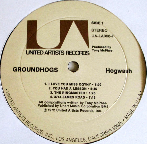 Groundhogs* : Hogwash (LP, Album)