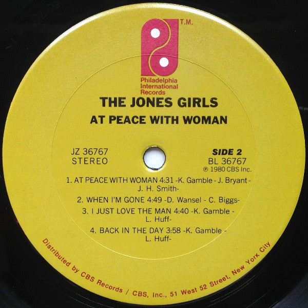 Buy The Jones Girls : At Peace With Woman (LP, Album) Online for a