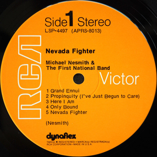 Michael Nesmith & The First National Band : Nevada Fighter (LP, Album, Hol)