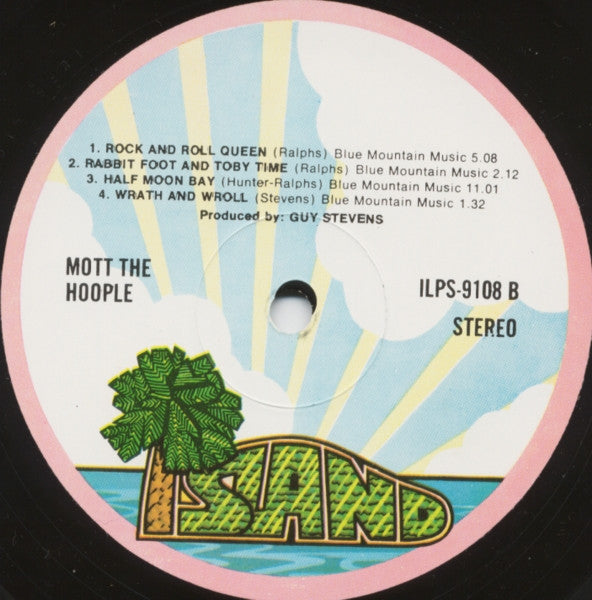 Mott The Hoople : Mott The Hoople (LP, Album, RE, Gat)