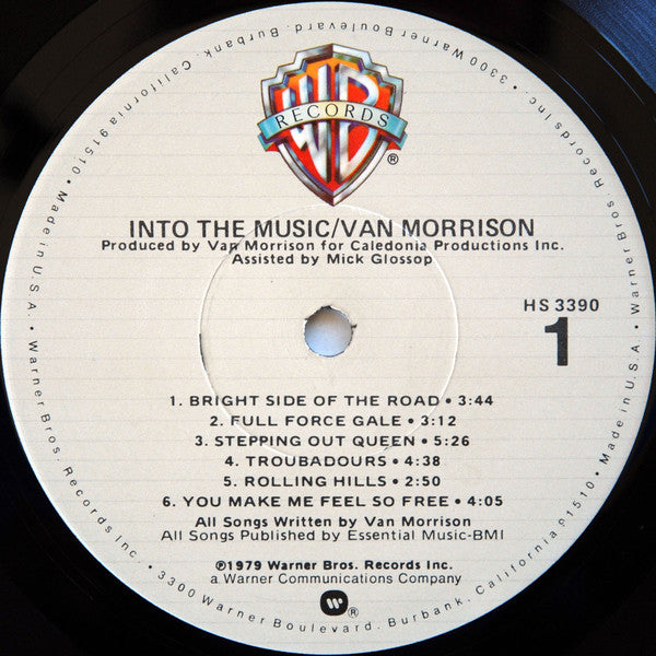 Van Morrison : Into The Music (LP, Album, Los)