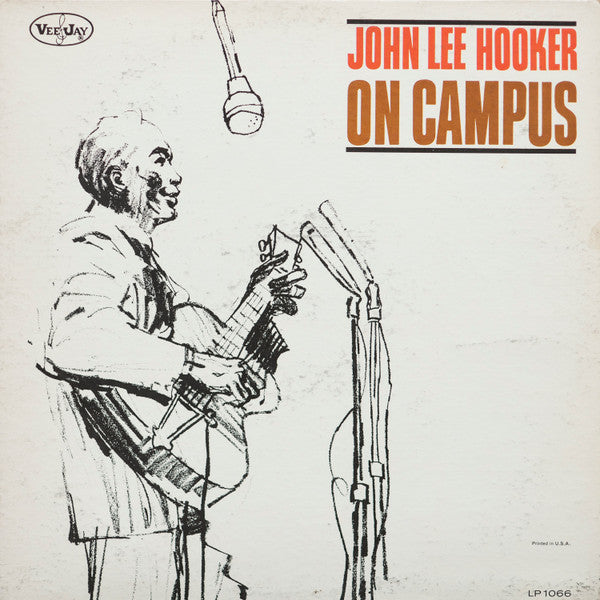 John Lee Hooker : On Campus (LP, Album, Mono)