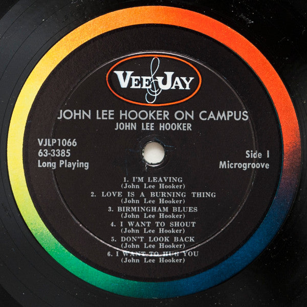 John Lee Hooker : On Campus (LP, Album, Mono)