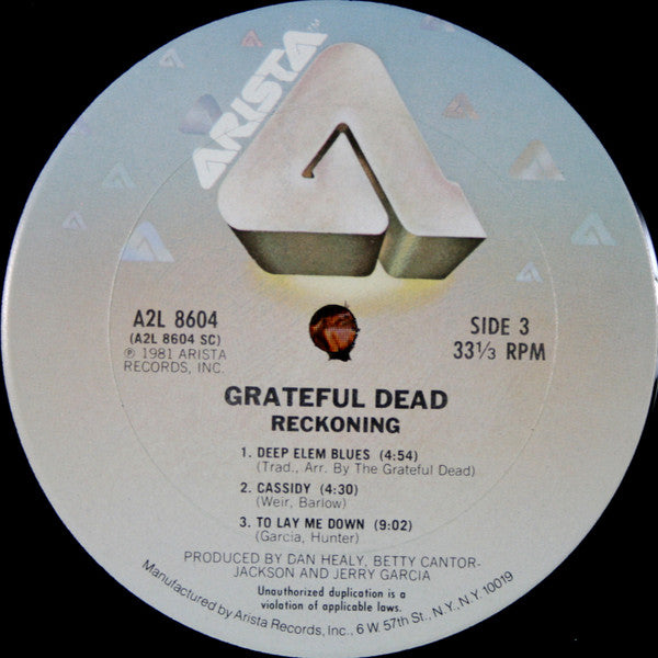 Grateful Dead* : Reckoning (2xLP, Album, Ter)