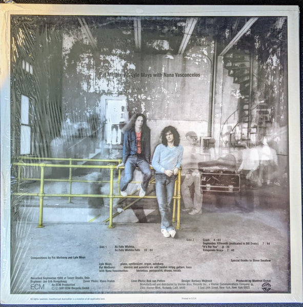 Pat Metheny & Lyle Mays : As Falls Wichita, So Falls Wichita Falls (LP, Album)