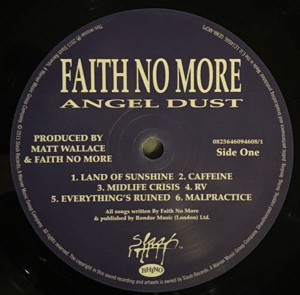 Faith No More : Angel Dust (2xLP, Album, Dlx, RE, RM, 180)