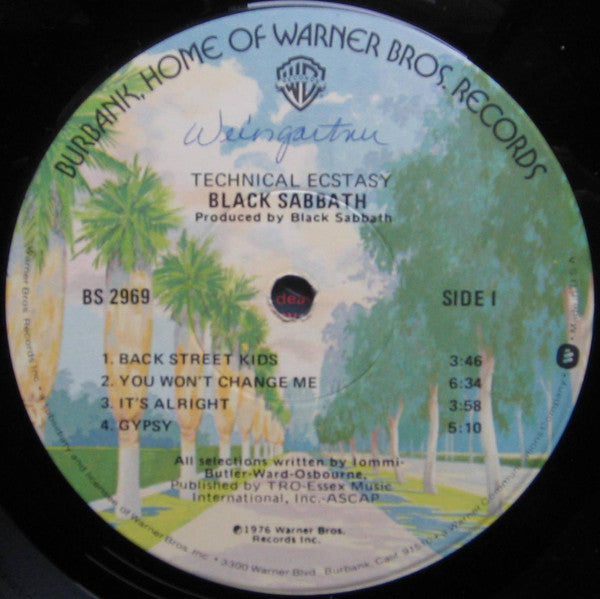 Black Sabbath : Technical Ecstasy (LP, Album)