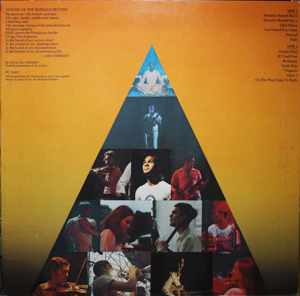 Mahavishnu Orchestra : Visions Of The Emerald Beyond (LP, Album, Ter)