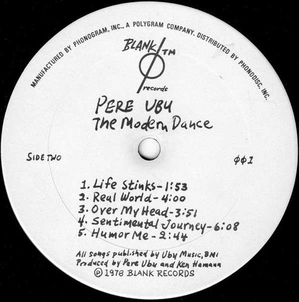 Pere Ubu : The Modern Dance (LP, Album, Ter)