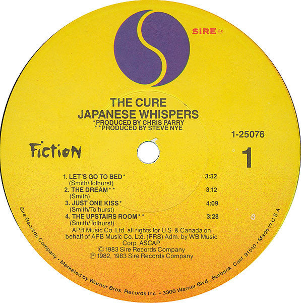 The Cure : Japanese Whispers (LP, Comp)