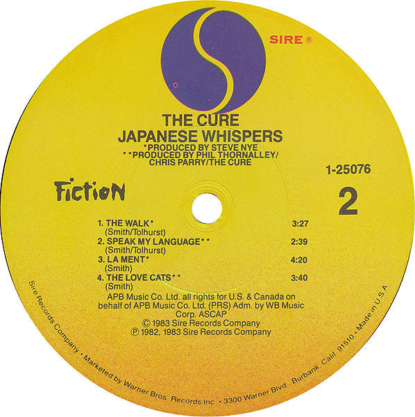 The Cure : Japanese Whispers (LP, Comp)