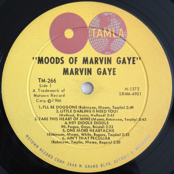 Marvin Gaye : Moods Of Marvin Gaye (LP, Album, Mono, Ind)