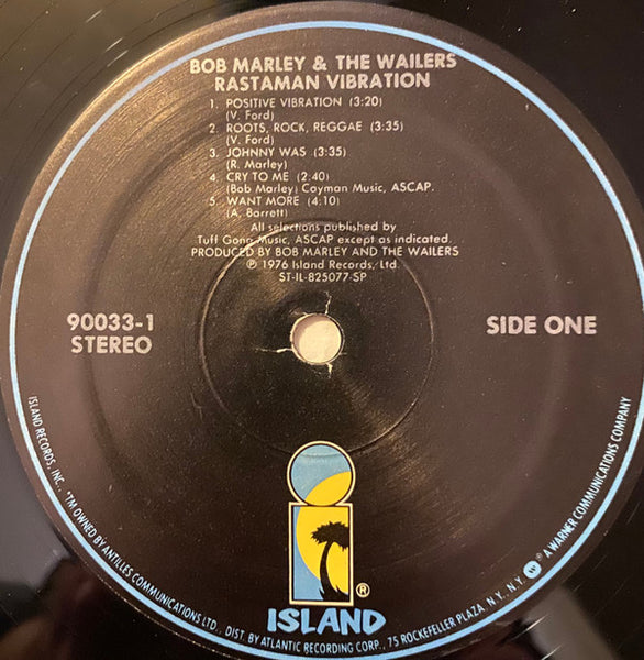Bob Marley & The Wailers : Rastaman Vibration (LP, Album, RE, Gat)