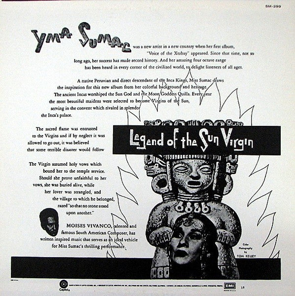 Yma Sumac : Legend Of The Sun Virgin (LP, Album, RE, Blu)