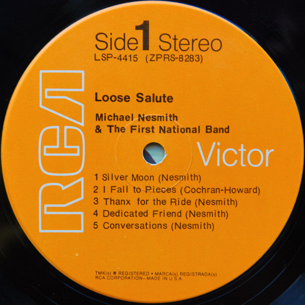 Michael Nesmith & The First National Band : Loose Salute (LP, Album, Roc)