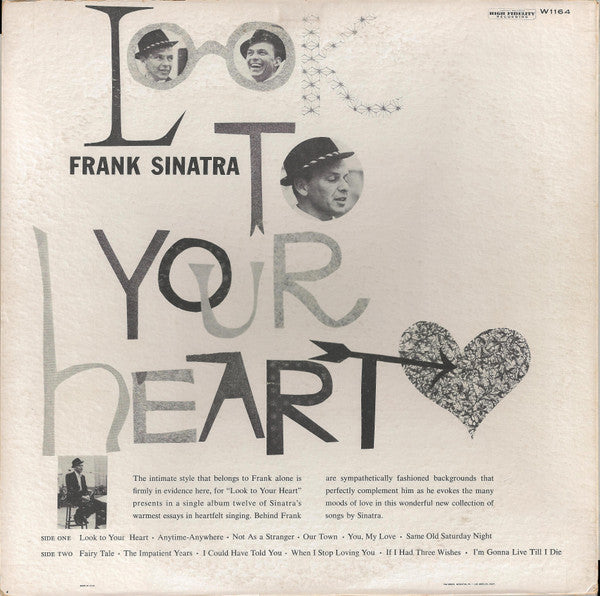 Frank Sinatra : Look To Your Heart (LP, Comp, Mono, Scr)
