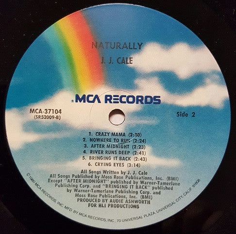 J.J. Cale : Naturally (LP, Album, RE)