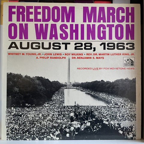 Various : Freedom March On Washington: August 28, 1963 (LP)