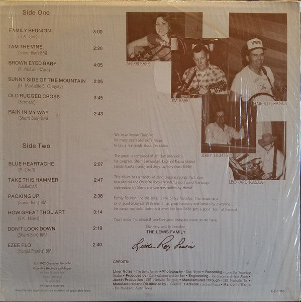 Grassfire (2) : Grassfire's Family Reunion (LP, Album)