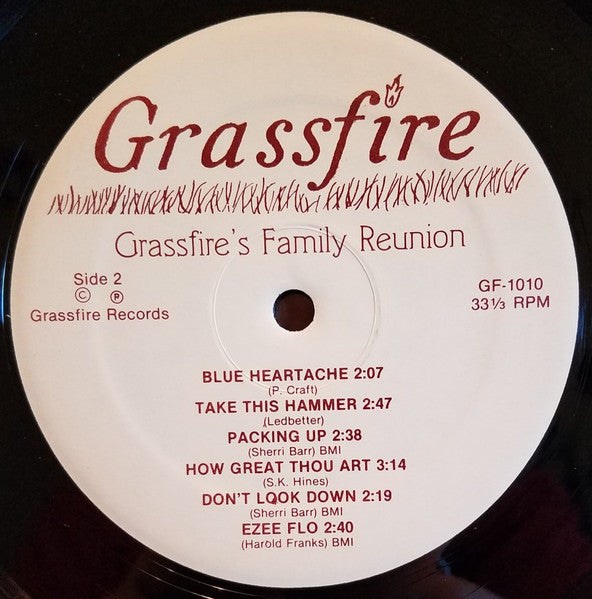 Grassfire (2) : Grassfire's Family Reunion (LP, Album)