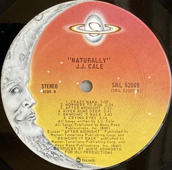 J.J. Cale : Naturally (LP, Album, RE, San)