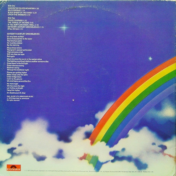 Rainbow : Ritchie Blackmore's Rainbow (LP, Album, Gat)